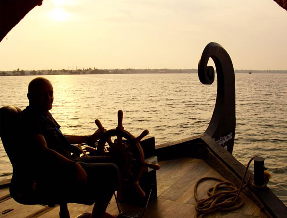 Guest Ramon in Kofiland Kerala Houseboat with Backwaters