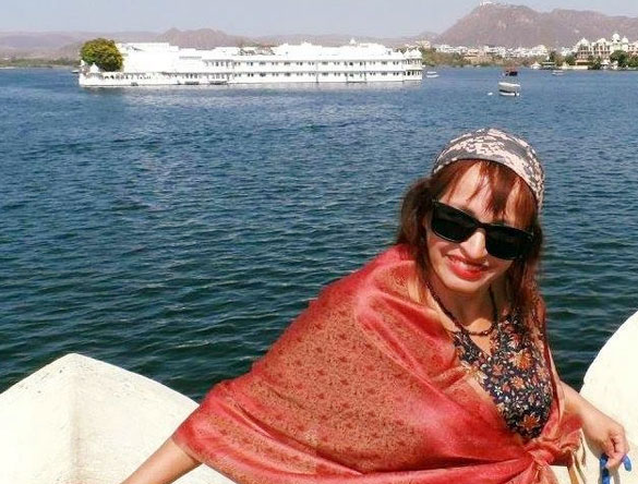 Guest Yenny Leon at Lake Pichola Udaipur
