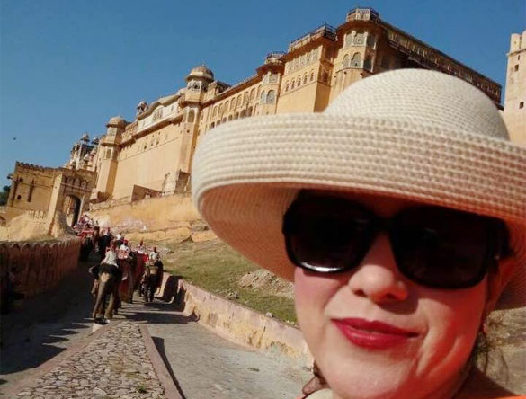 Karina Gallo Amber Fort Jaipur Tour India