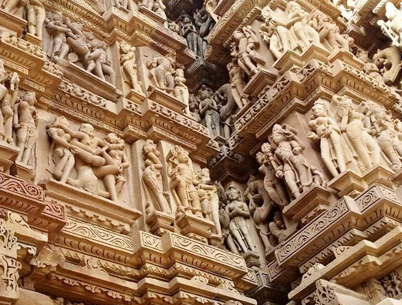 Sex Pose Khajuraho Temple